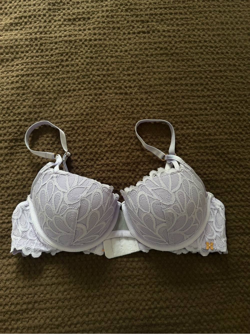 Lace Push-Up Bra in Light Lavender - Women's Intimates